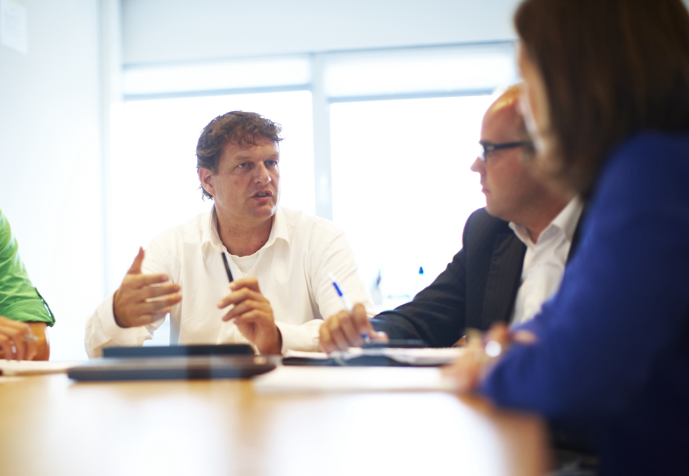 Harry de Haas board meeting